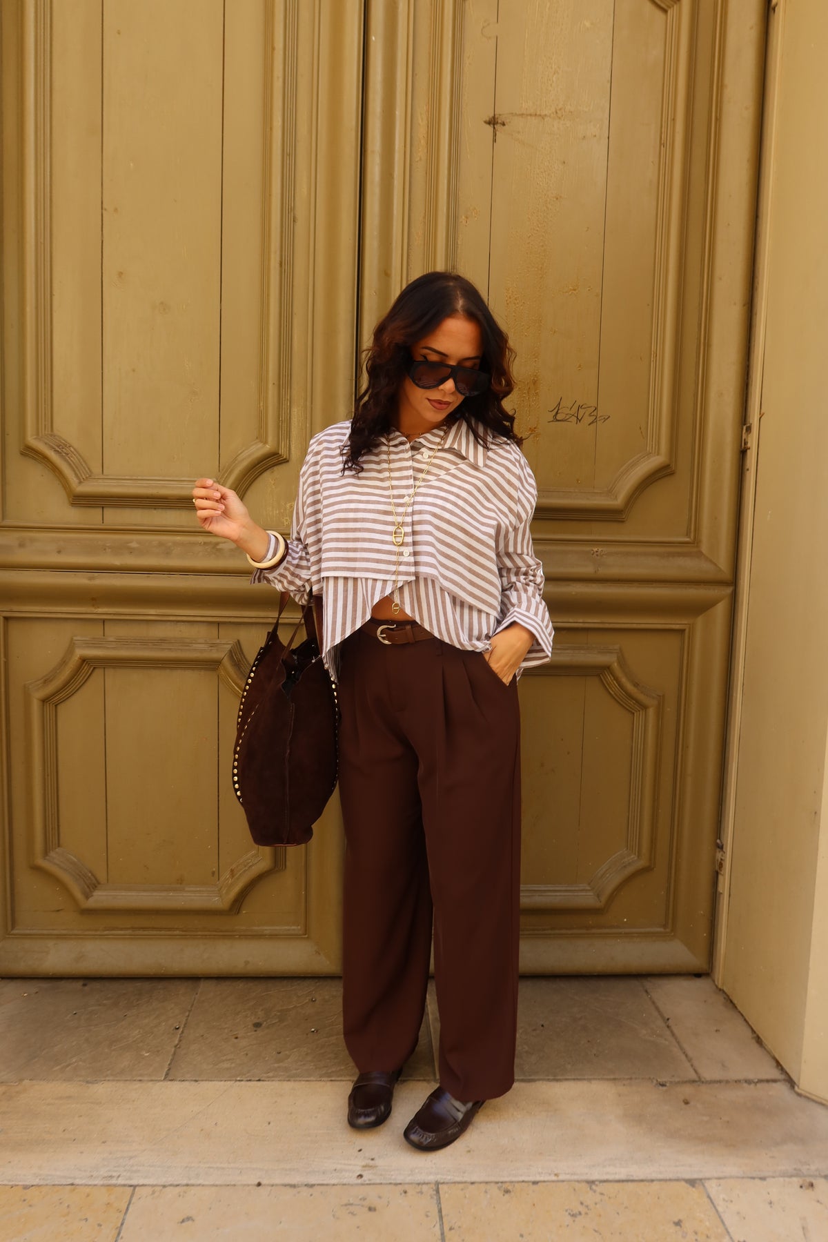 Pantalon large fluide Faustine femme