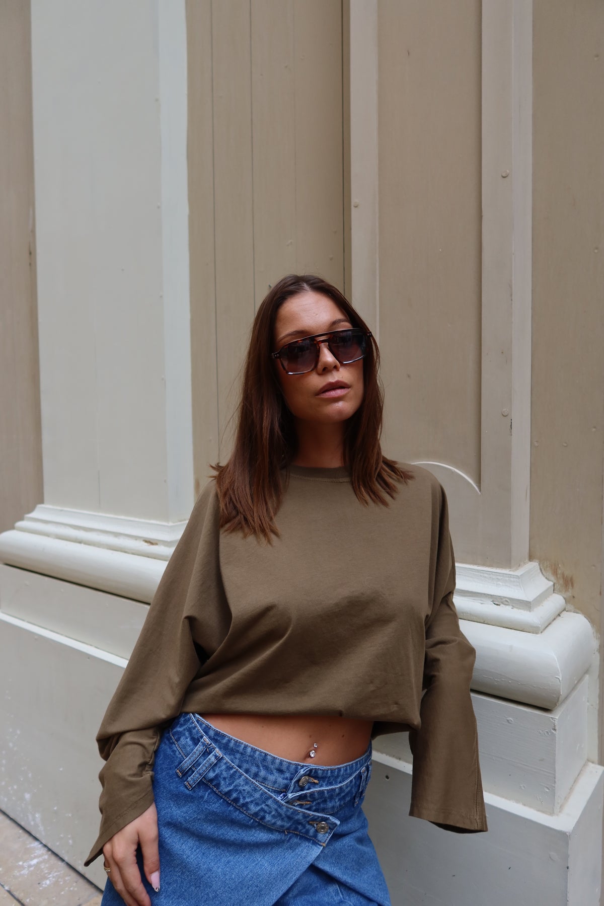 Top oversize manches longues Celia femme
