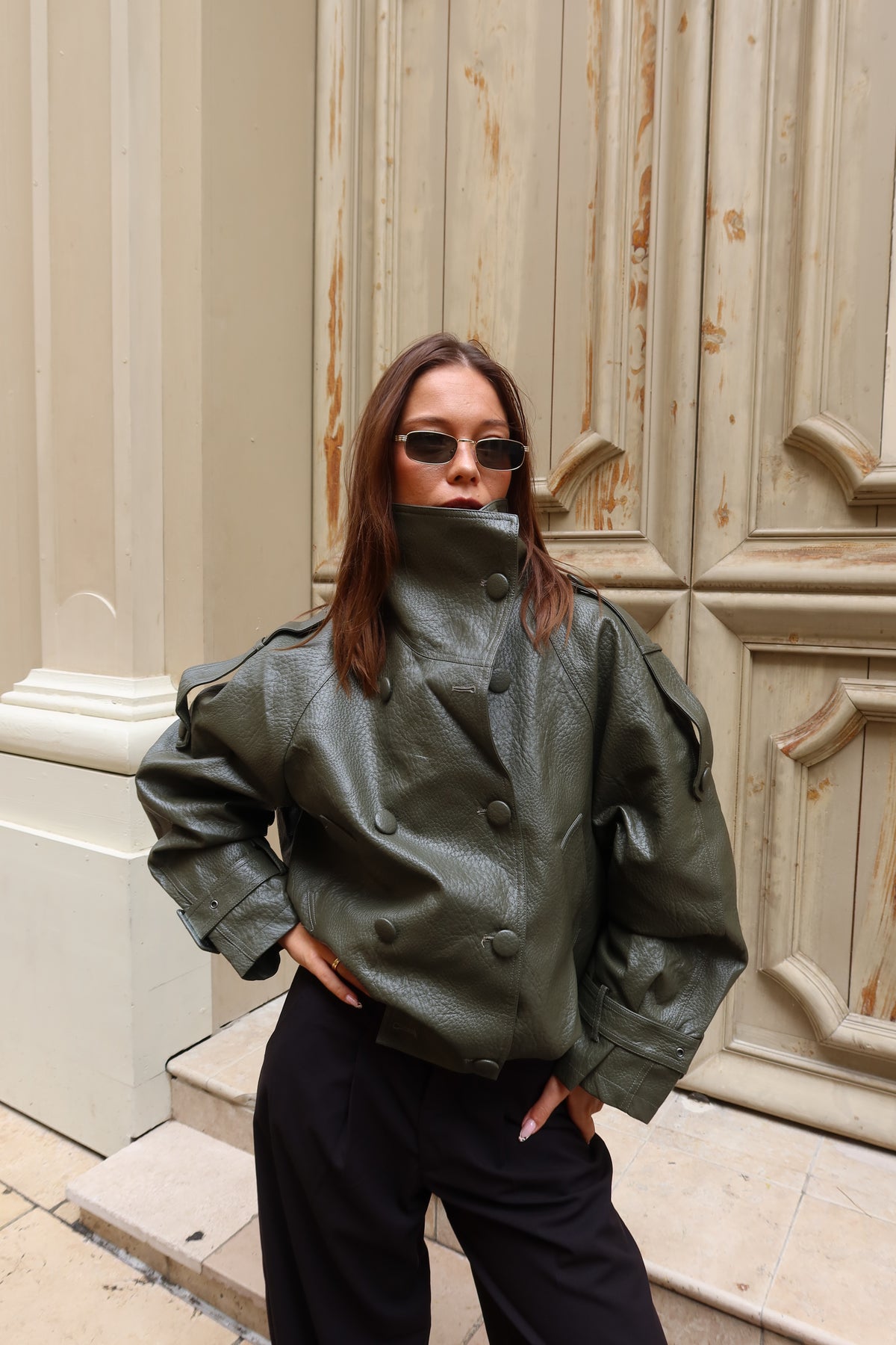 Veste Similicuir Thea