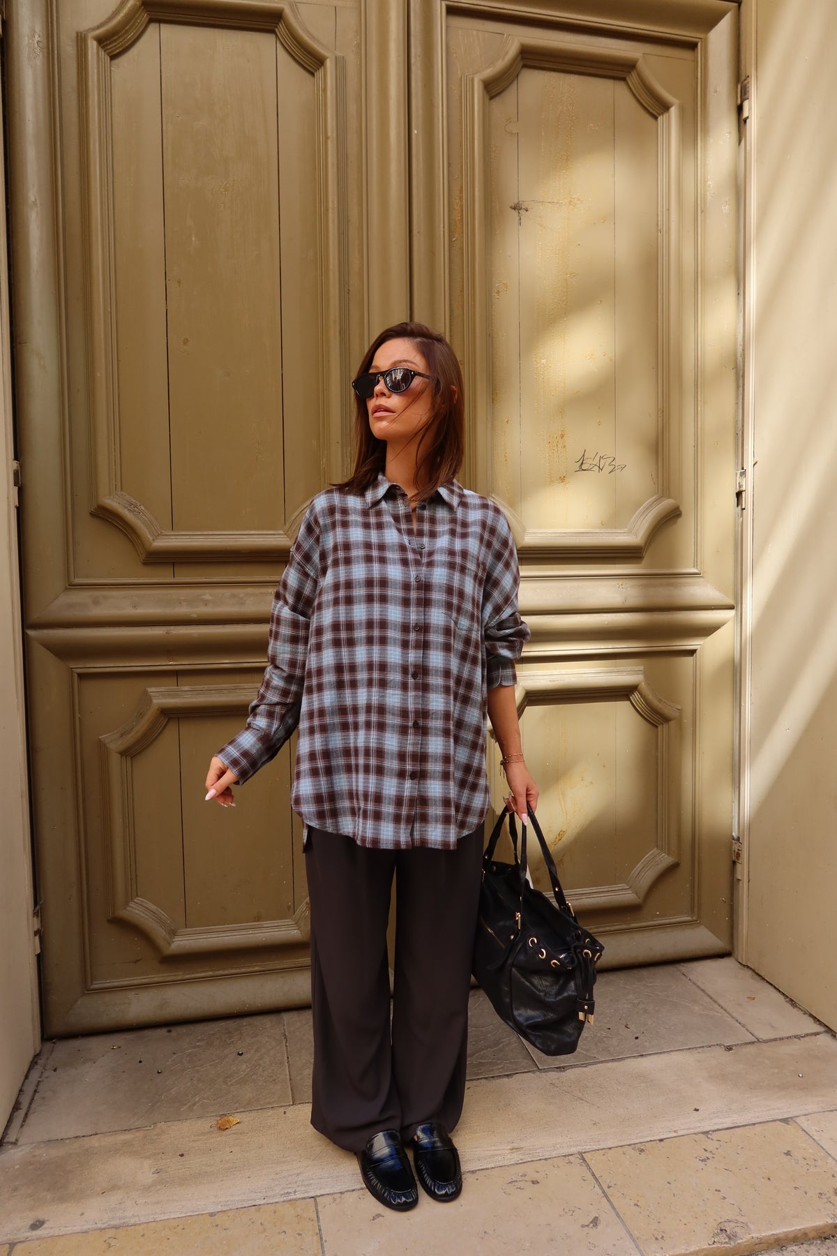 Chemise à carreaux Cleo femme