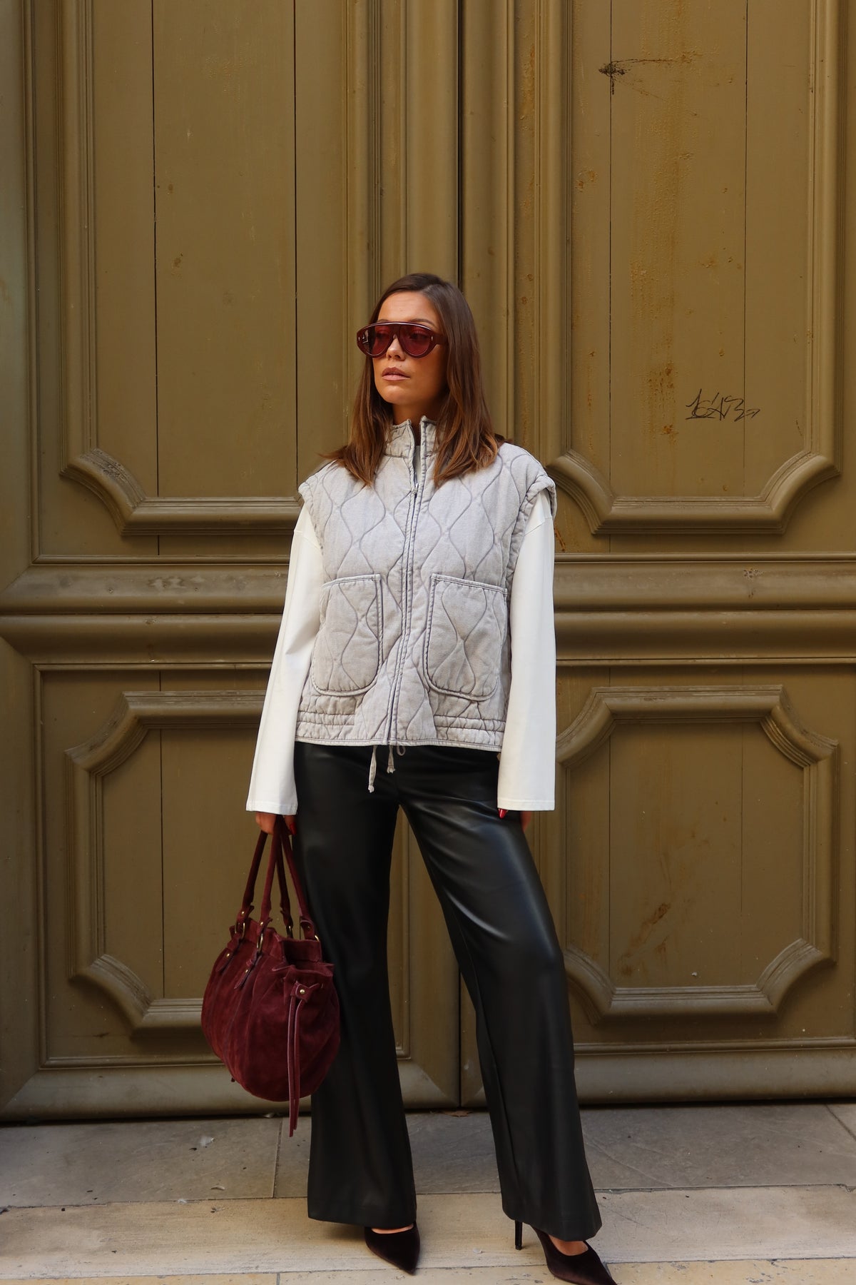 Veste matelassé sans manches Julie
