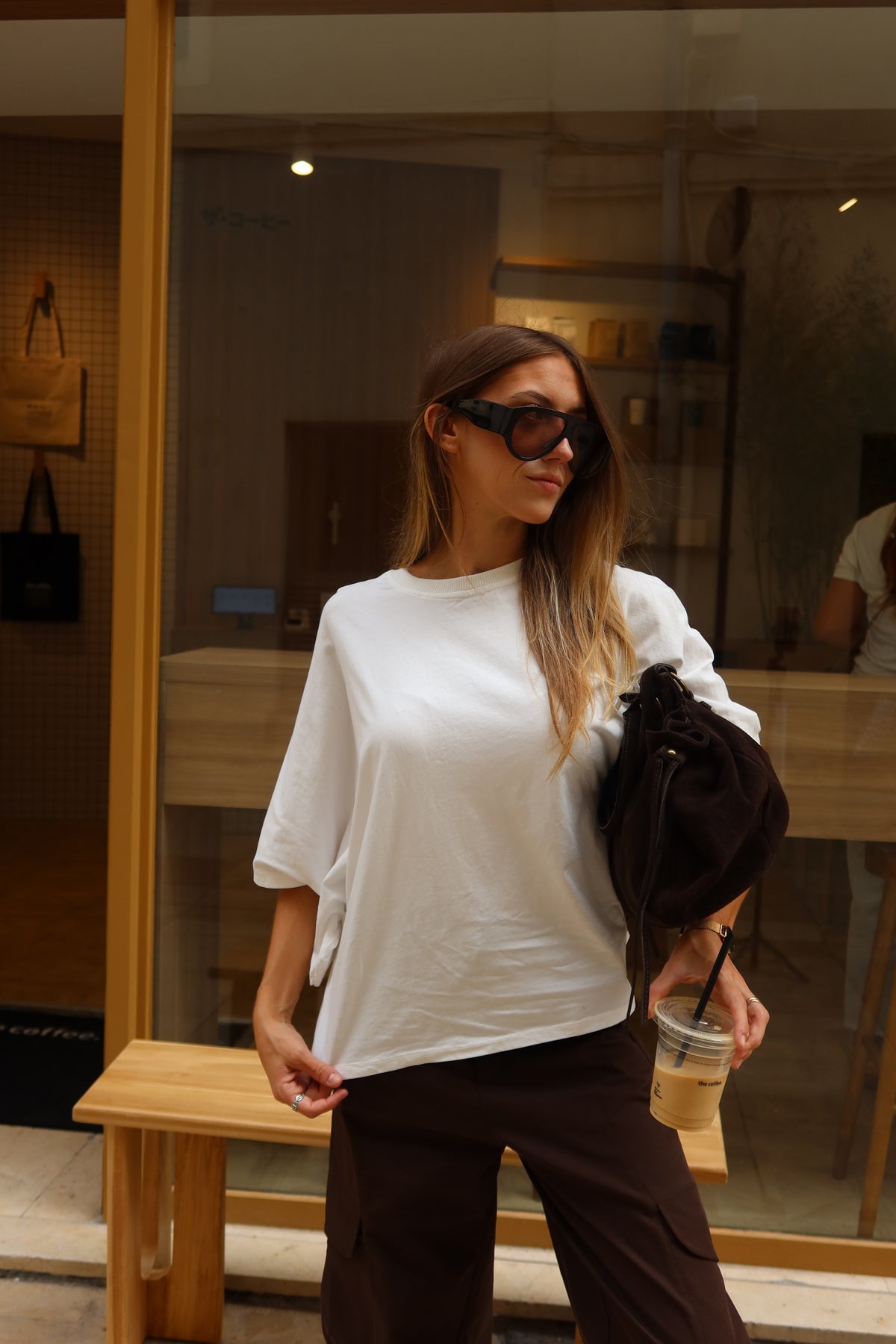T-shirt essentiel basique femme – Blanc ou Gris