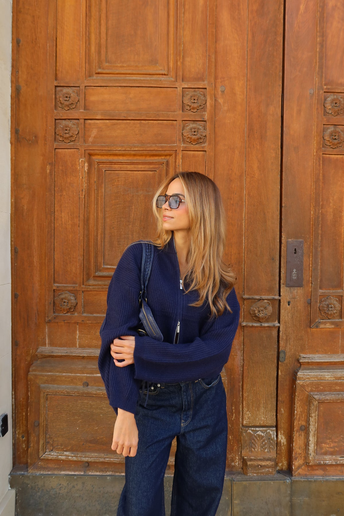 Gilet en maille court
