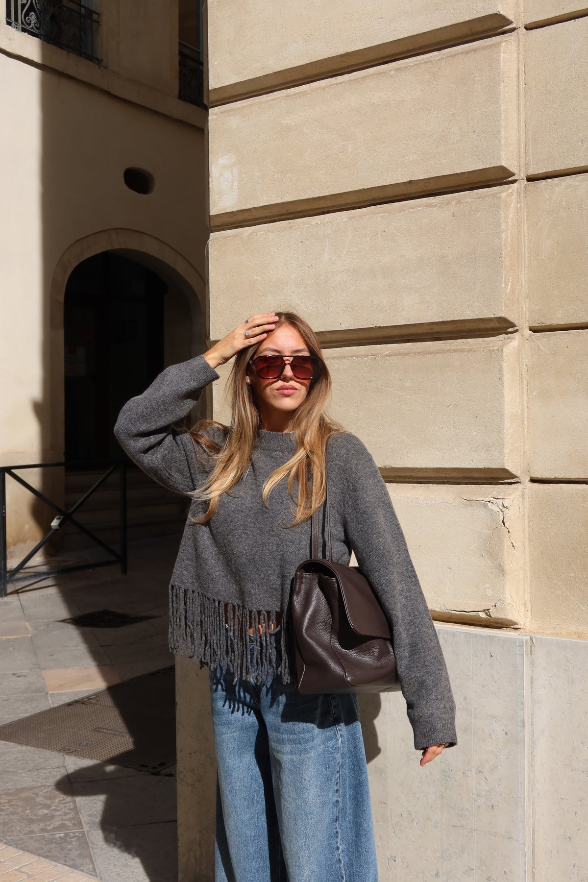 Pull à franges