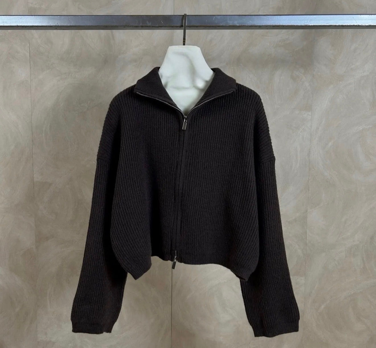 Gilet en maille court