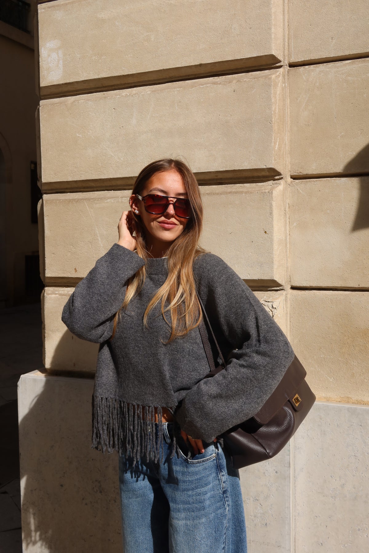 Pull à franges