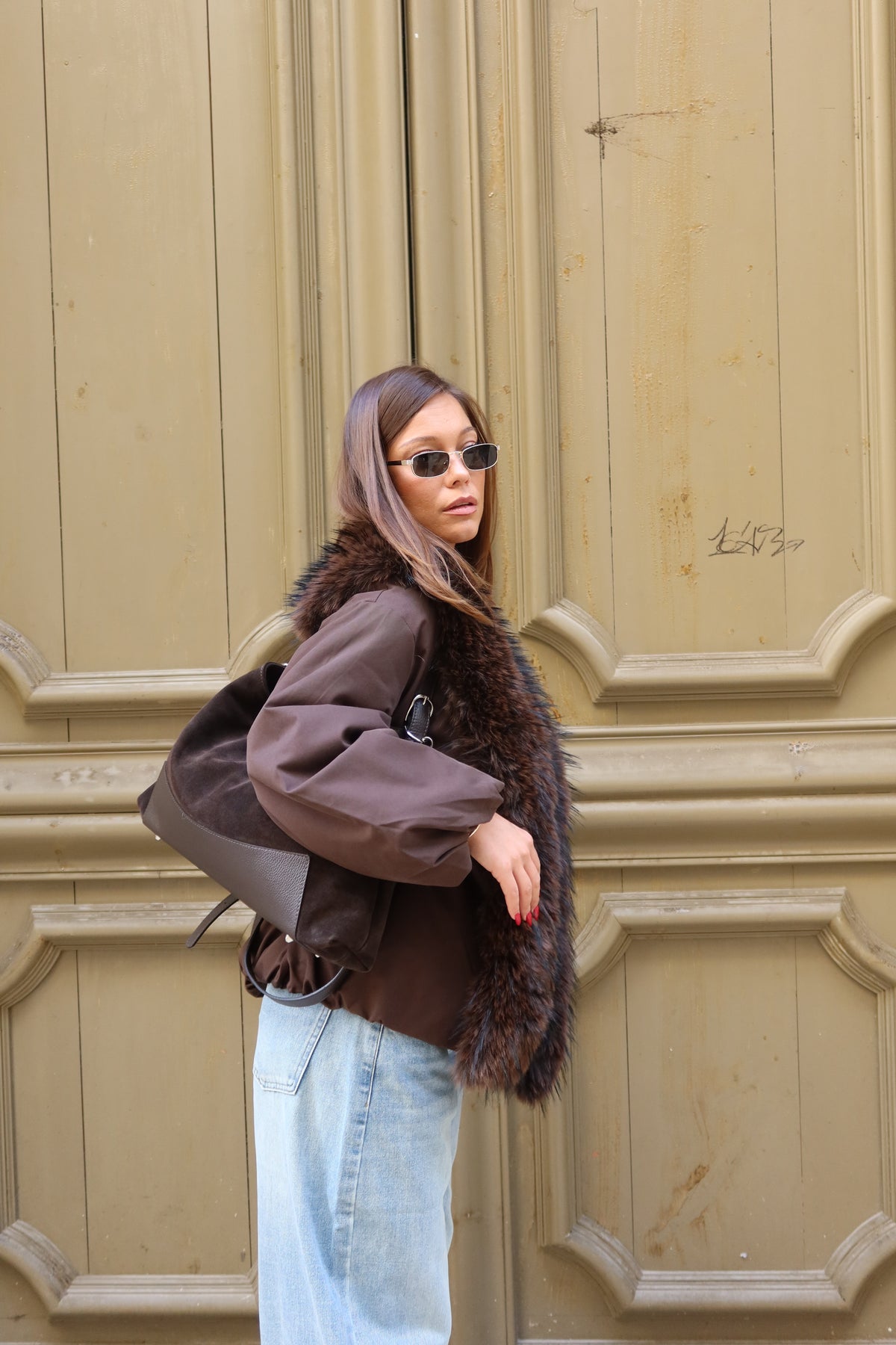 Veste Lili à fourrure
