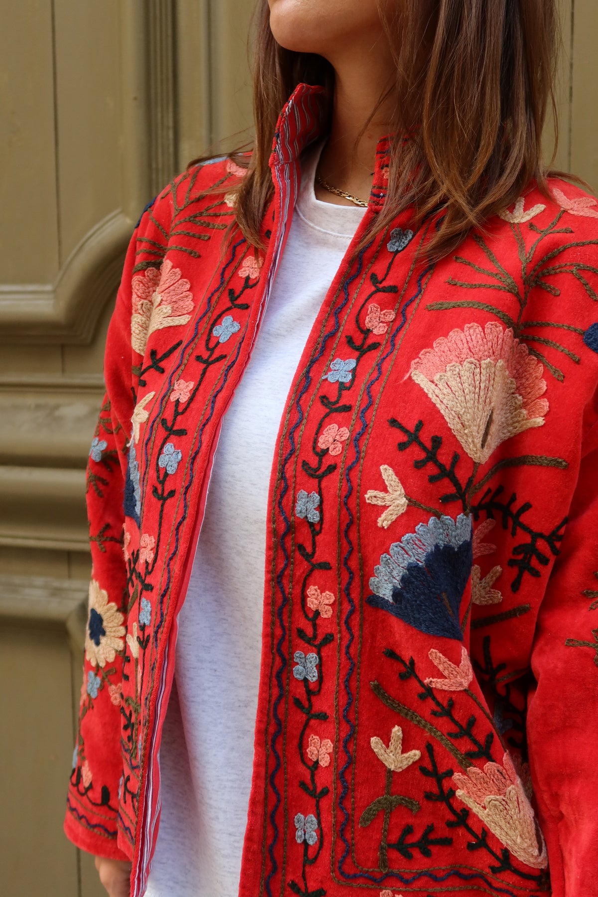 Veste velours Suzannie
