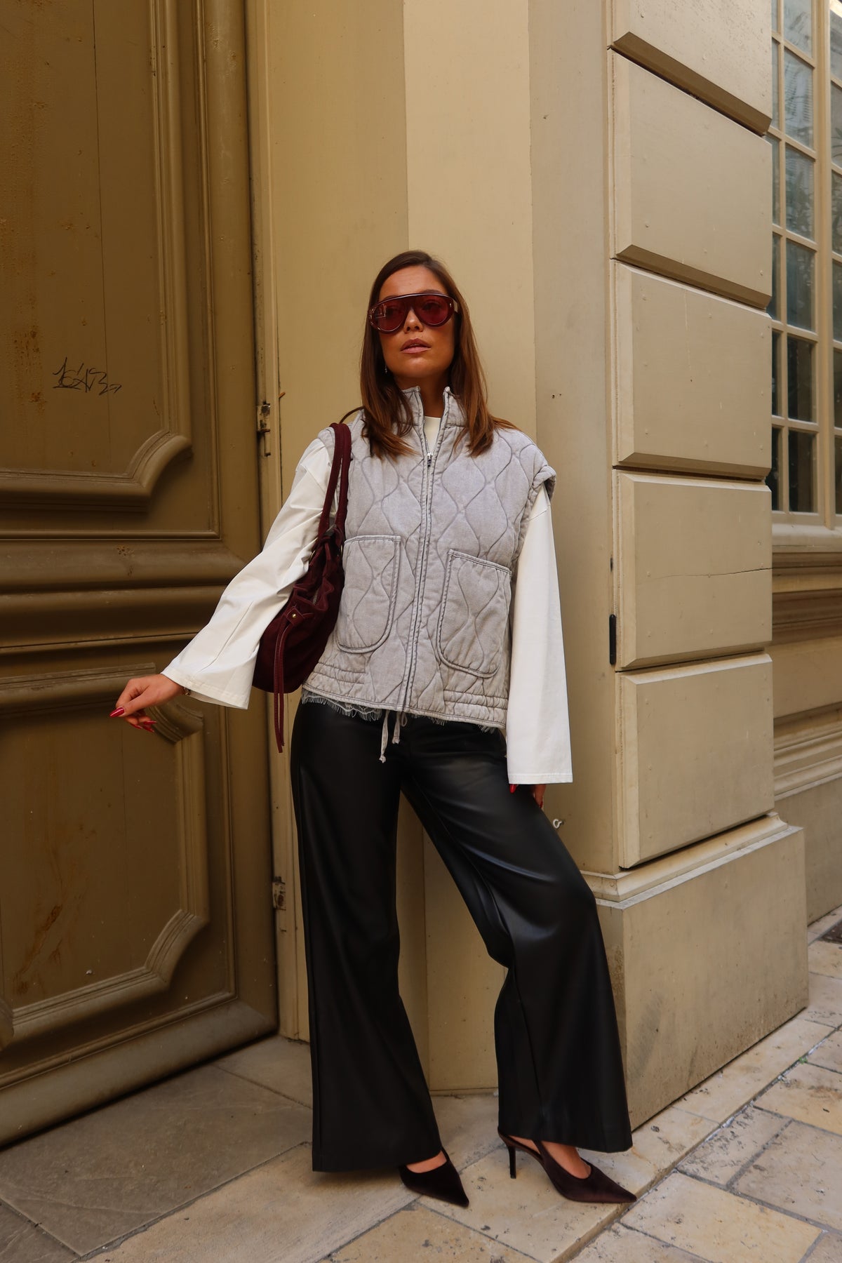 Pantalon en similicuir Jena