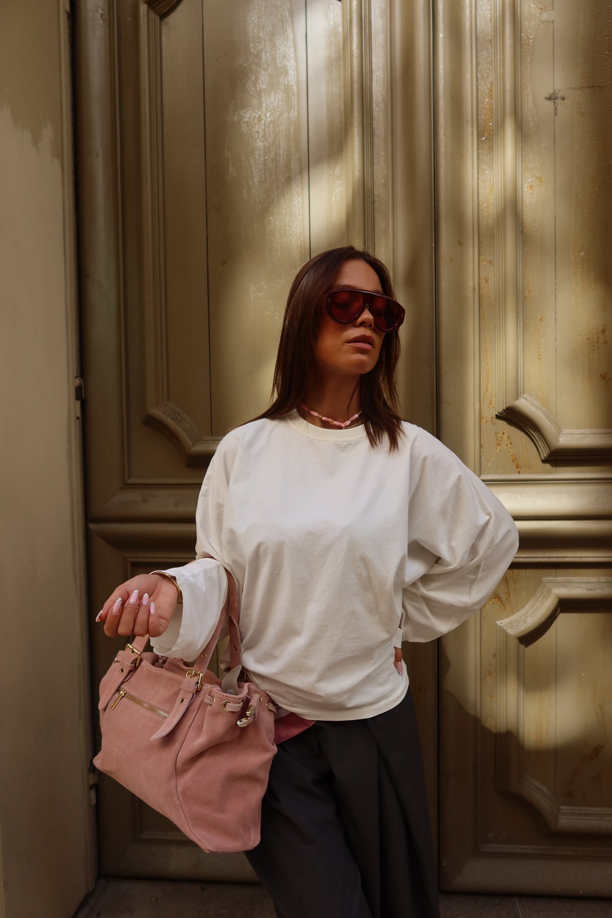 Top oversize manches longues Celia femme
