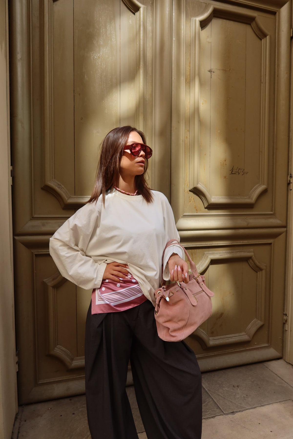 Top oversize manches longues Celia femme