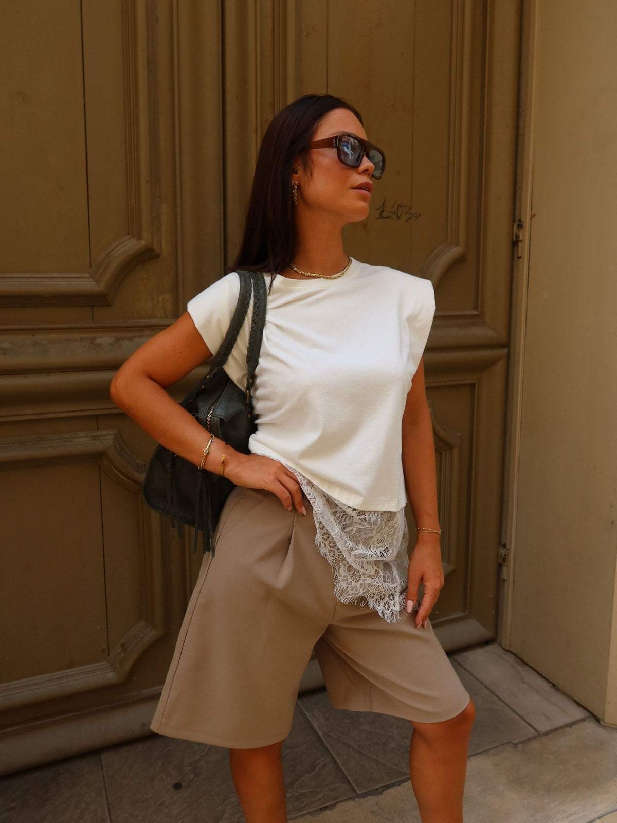 Bermuda Fiona coupe droite femme - Sunset collection