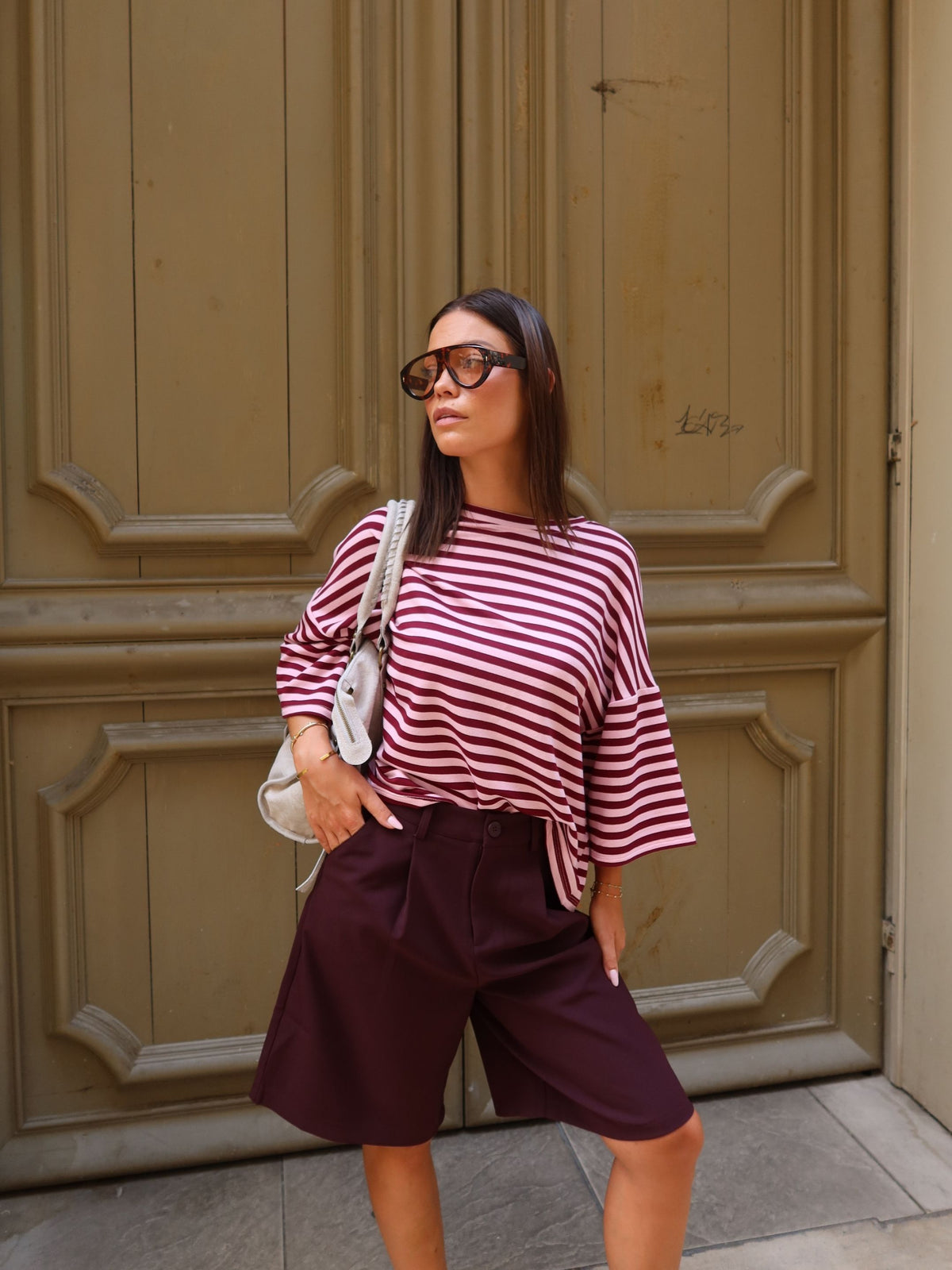 Bermuda Fiona coupe droite femme - Sunset collection