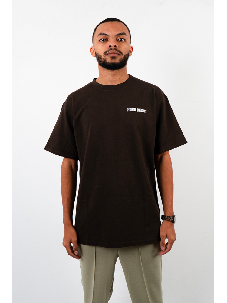 tee shirt brown oversize