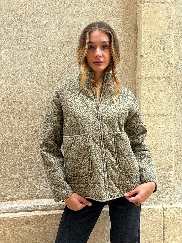 Veste Avelina léopard  | French Retailers