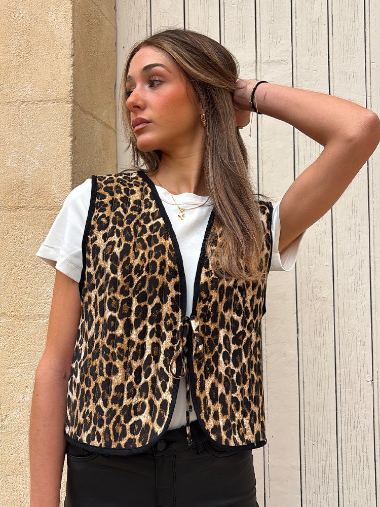 Gilet Leopard Léa | French Retailers