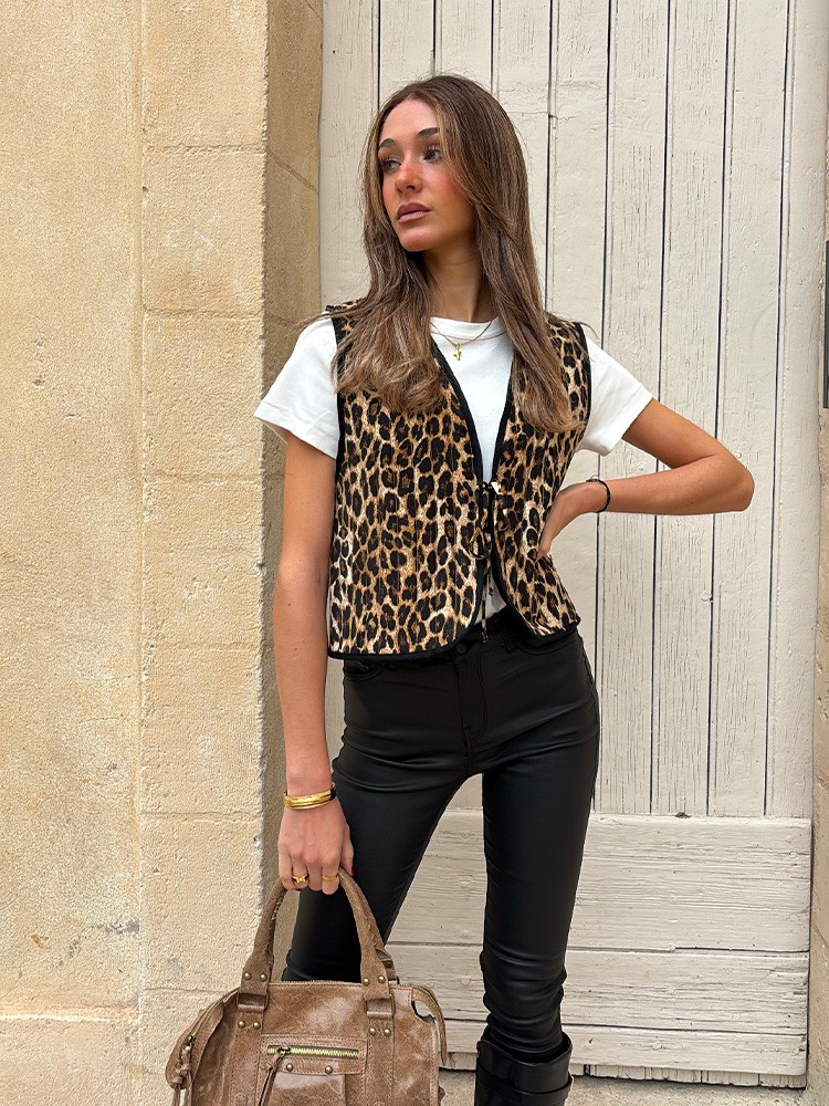 Gilet Leopard Léa | French Retailers