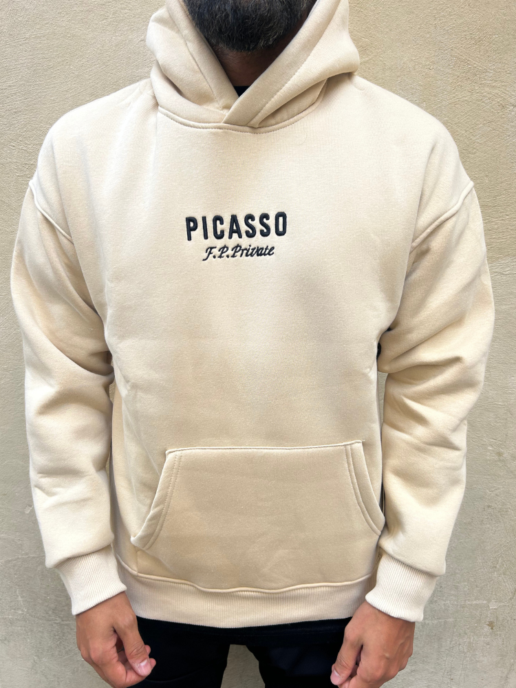 Pull beige pour homme motif Picasso - French Retailers Avignon