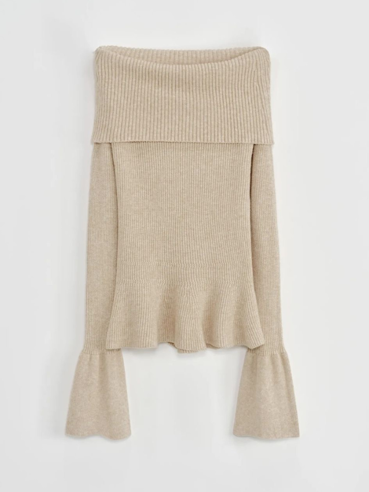 Pull beige Kaia| French Retailers