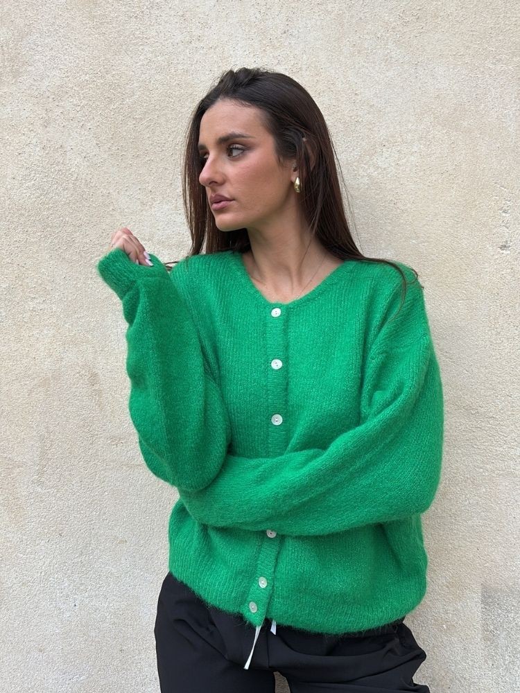 Pull vert Pauline | French Retailers