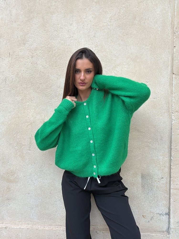 Pull vert Pauline | French Retailers