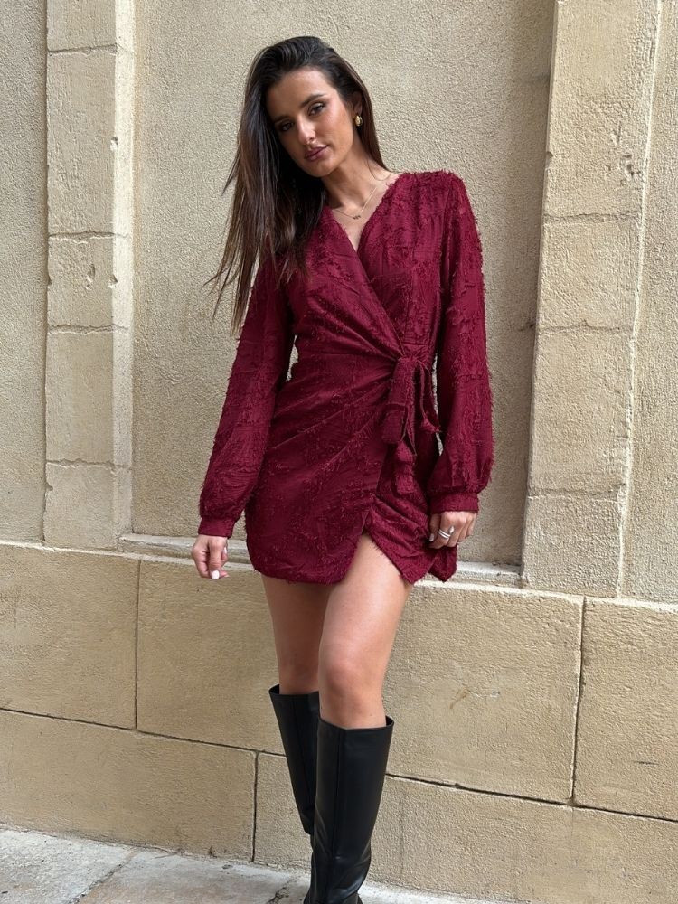 Robe bordeaux Angèle | French Retailers