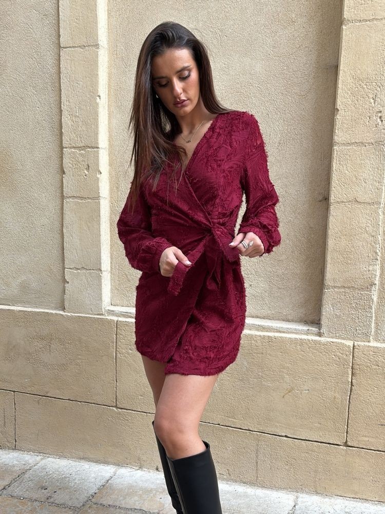 Robe bordeaux Angèle | French Retailers