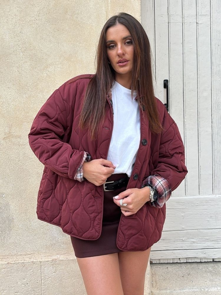 Veste bordeaux Gabie | French Retailers