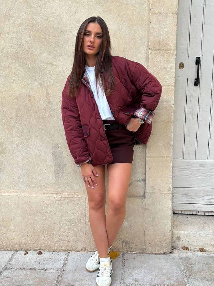 Veste bordeaux Gabie | French Retailers