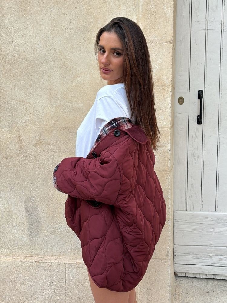 Veste bordeaux Gabie | French Retailers