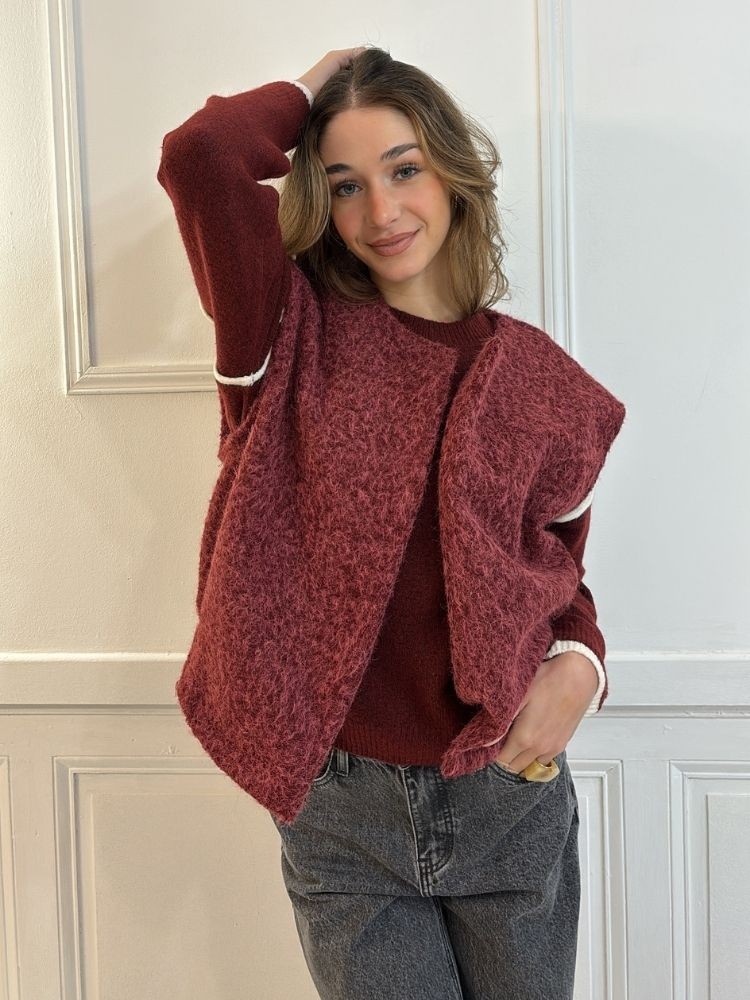 Pull Bordeaux Louma | French Retailers