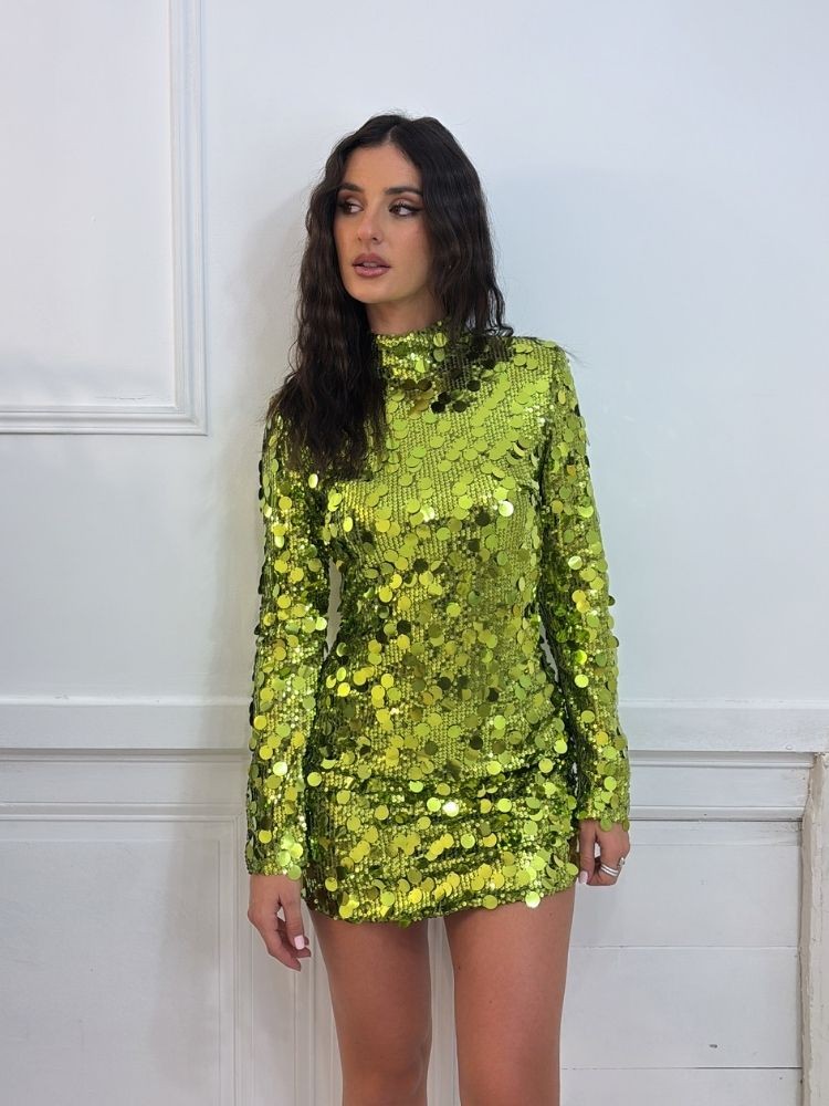 Robe verte Clémantine | French Retailers