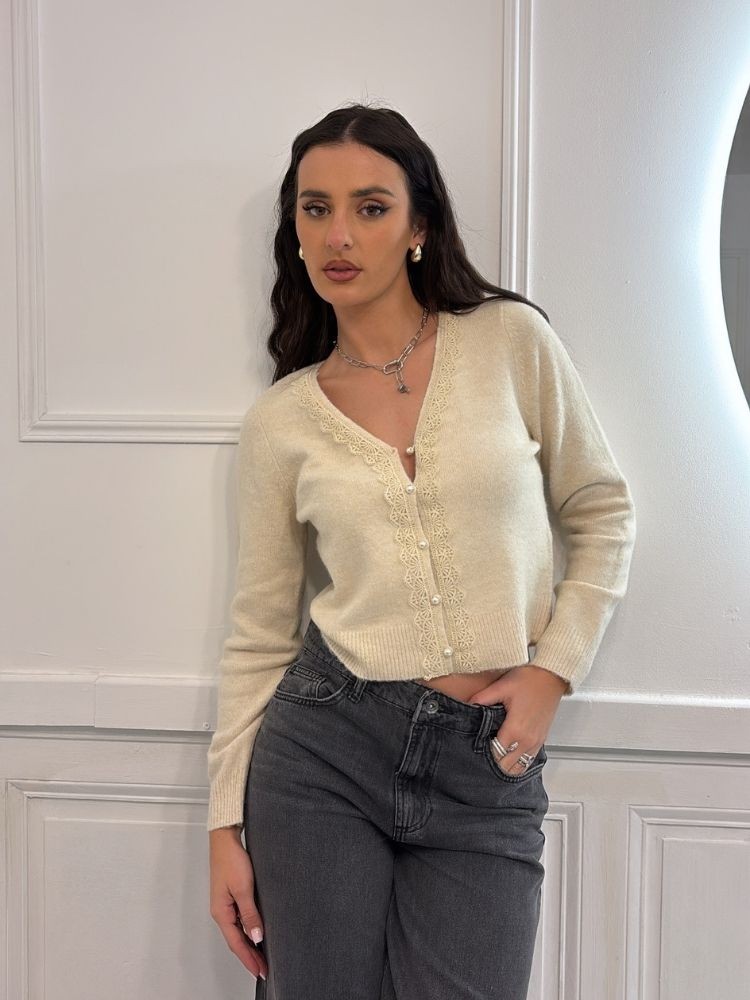 Pull crème Britanny | French Retailers