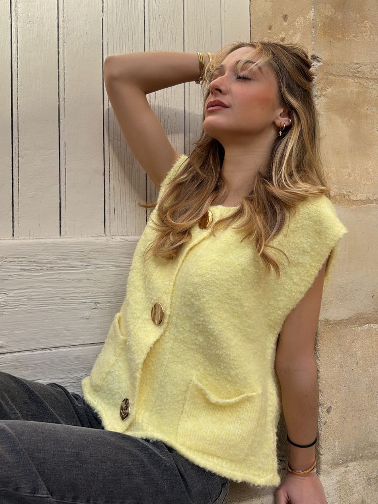 Gilet jaune Laurine | French Retailers