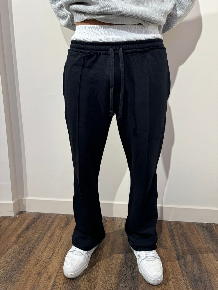 Pantalon large avec taille élastique - French Retailers