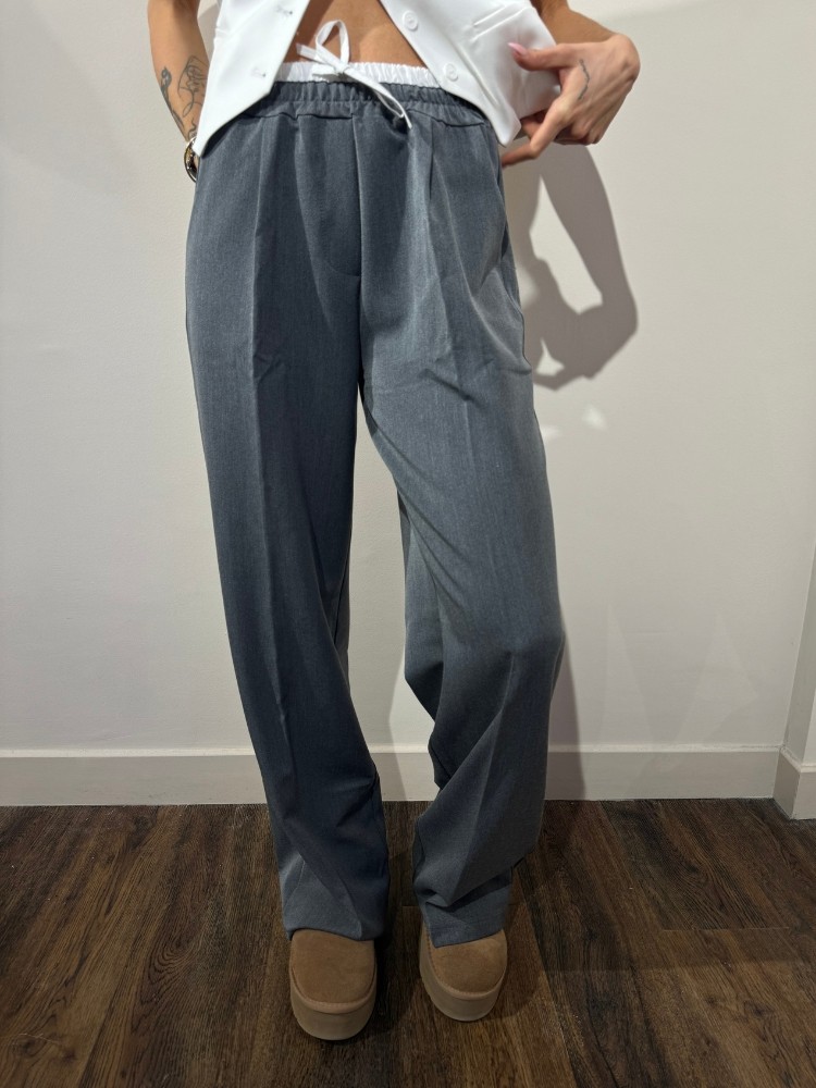 Pantalon ample gris - French Retailers