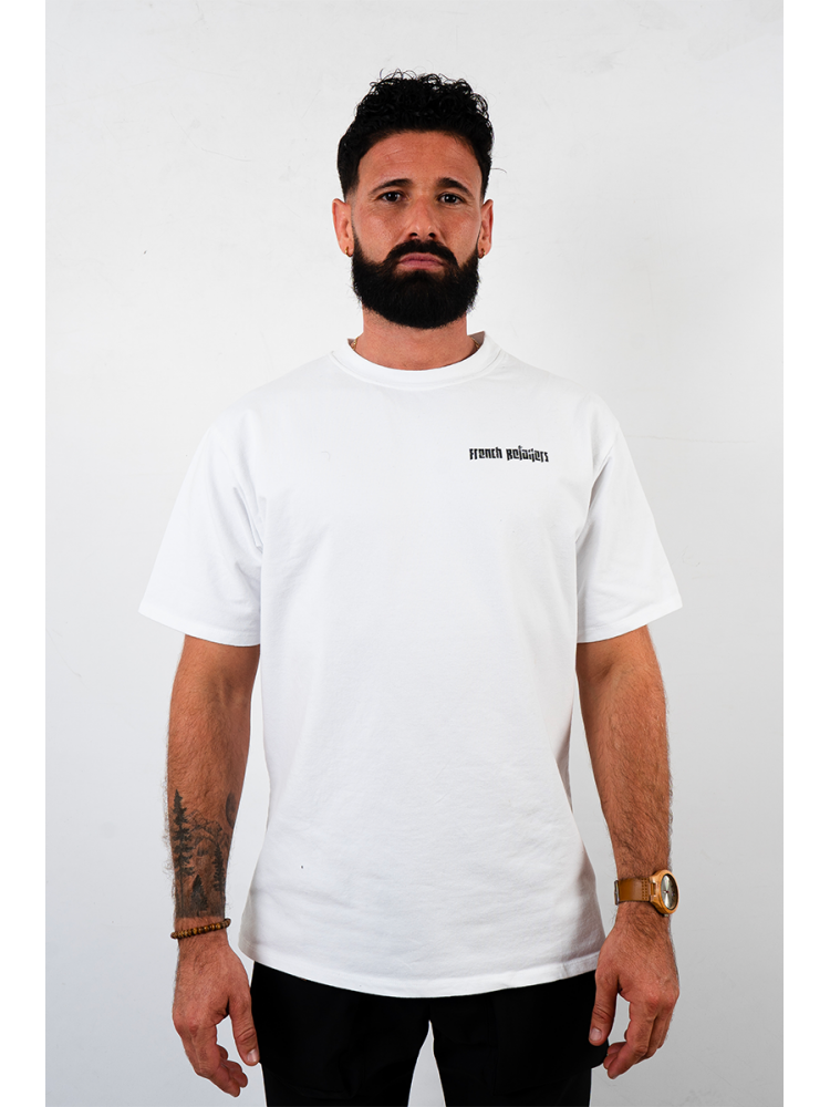 Tee shirt oversize french retailers blanc