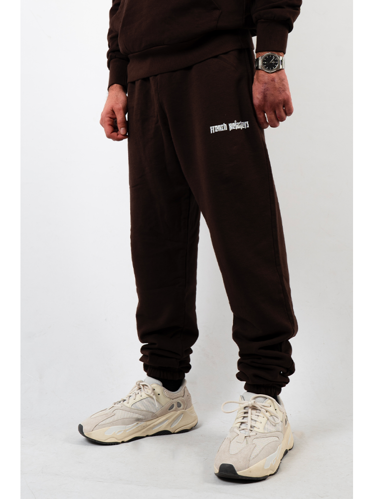 pantalon jogging brown mixte confort