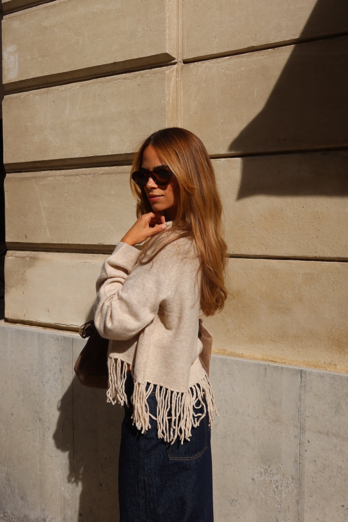Pull à franges