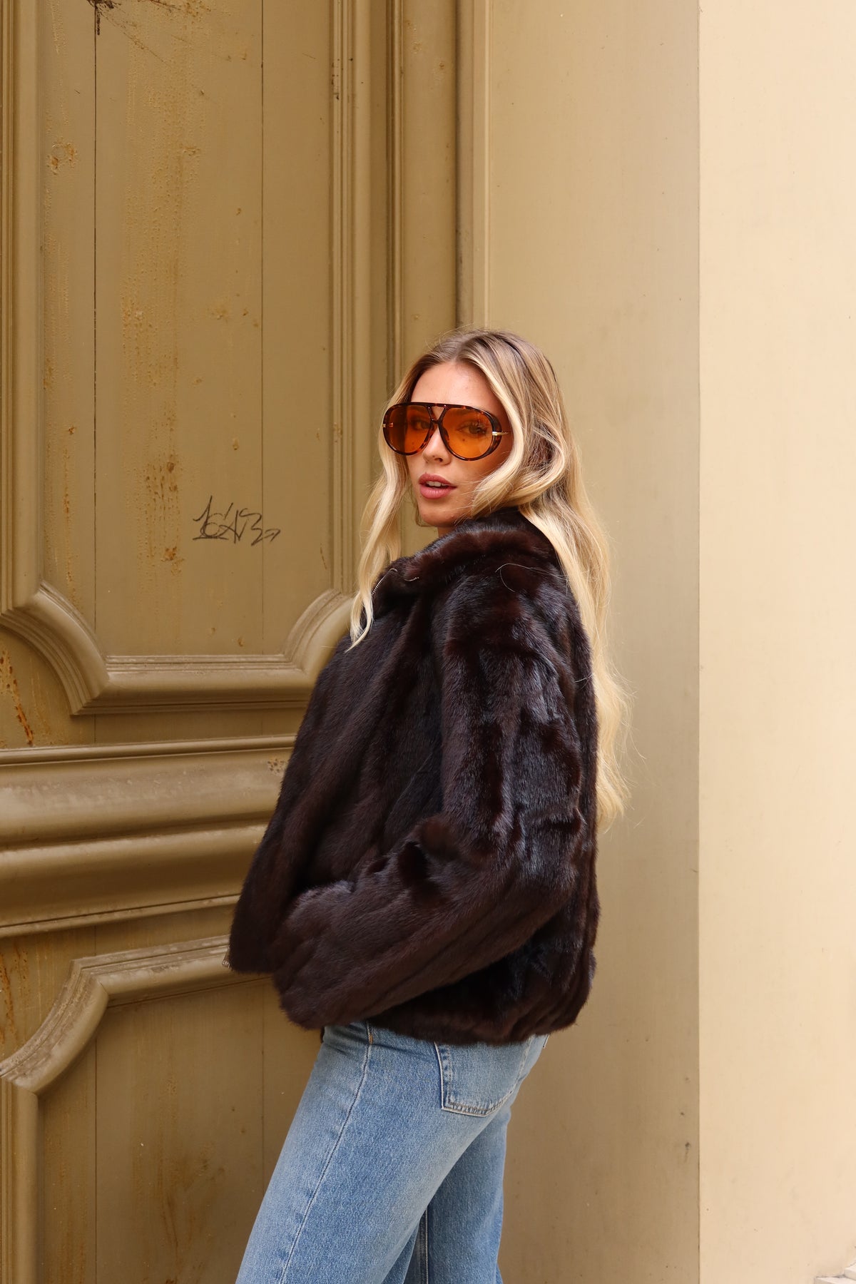 Veste fourrure