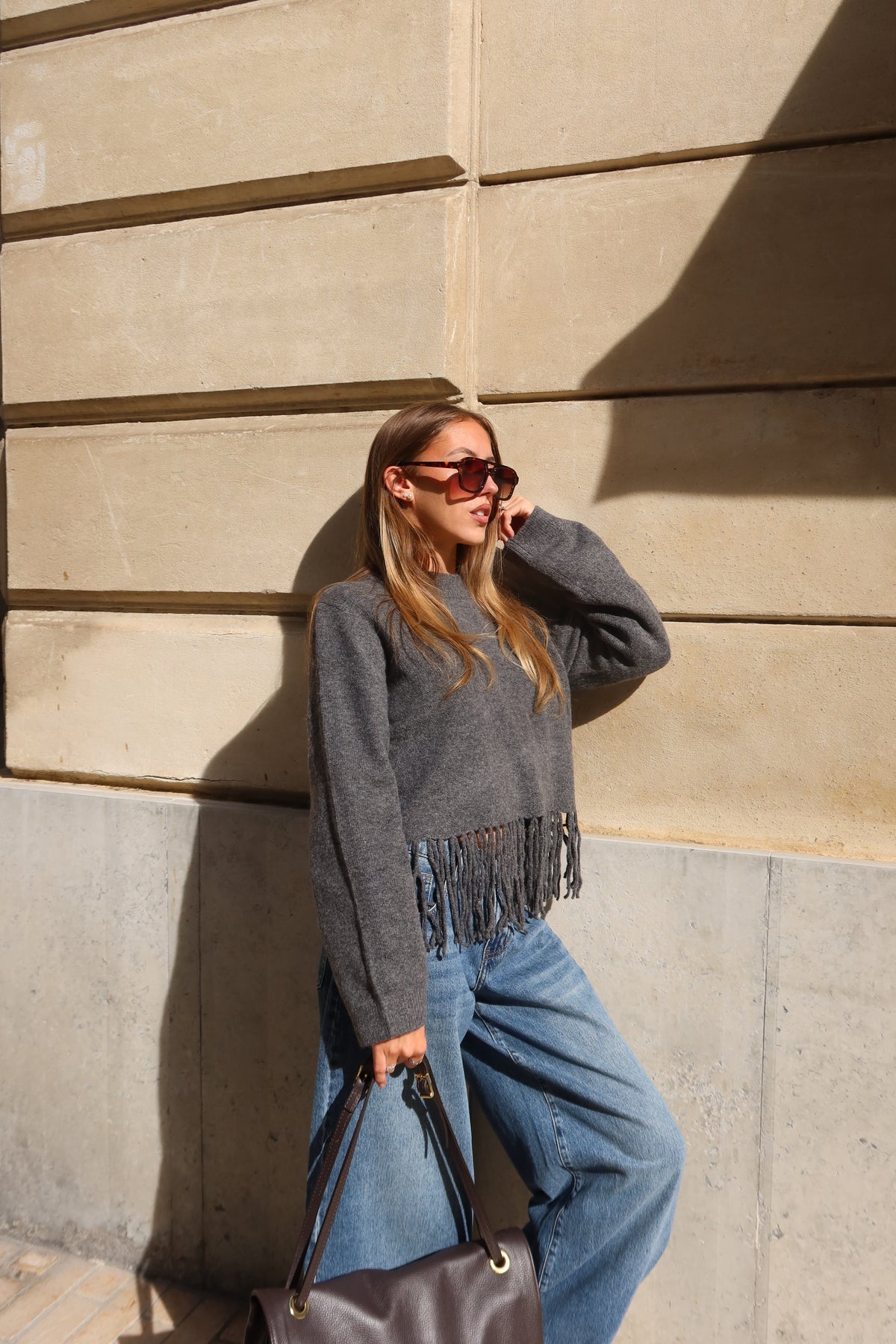Pull à franges