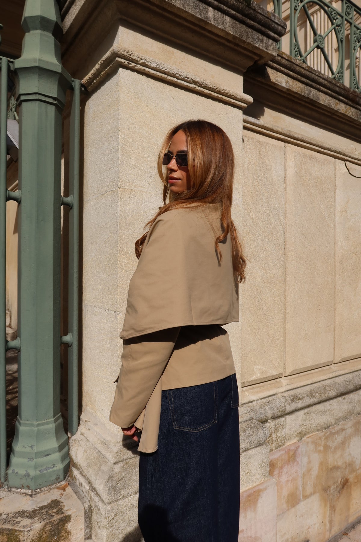Veste trench cintré