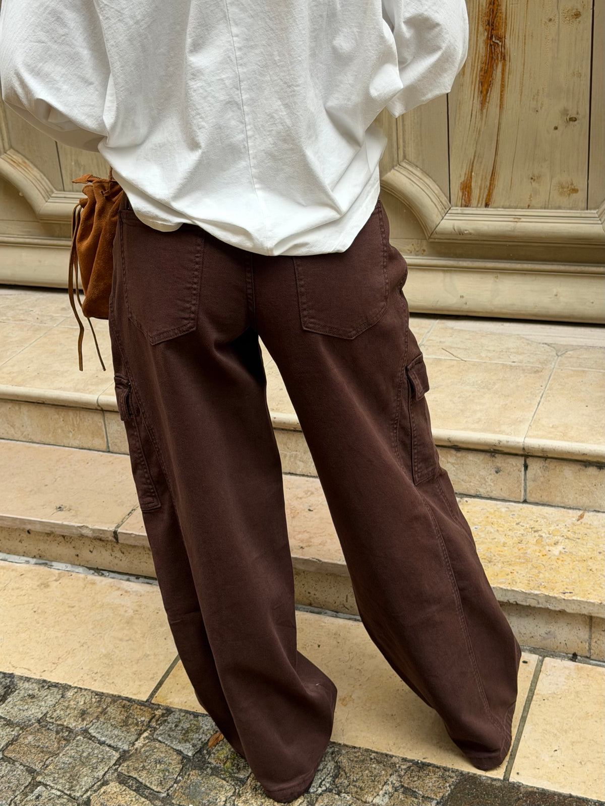 Pantalon cargo femme