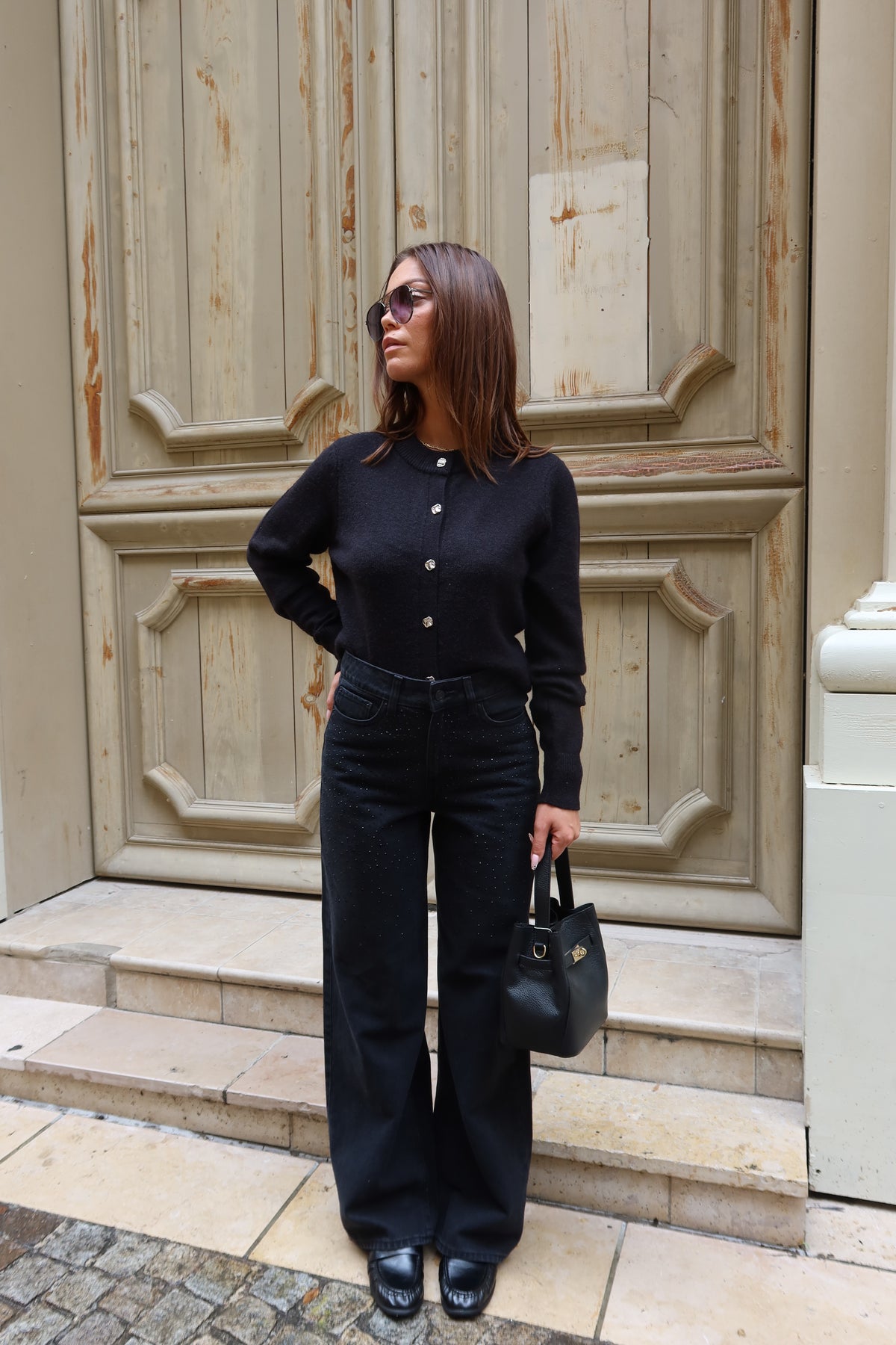 Pantalon à strass