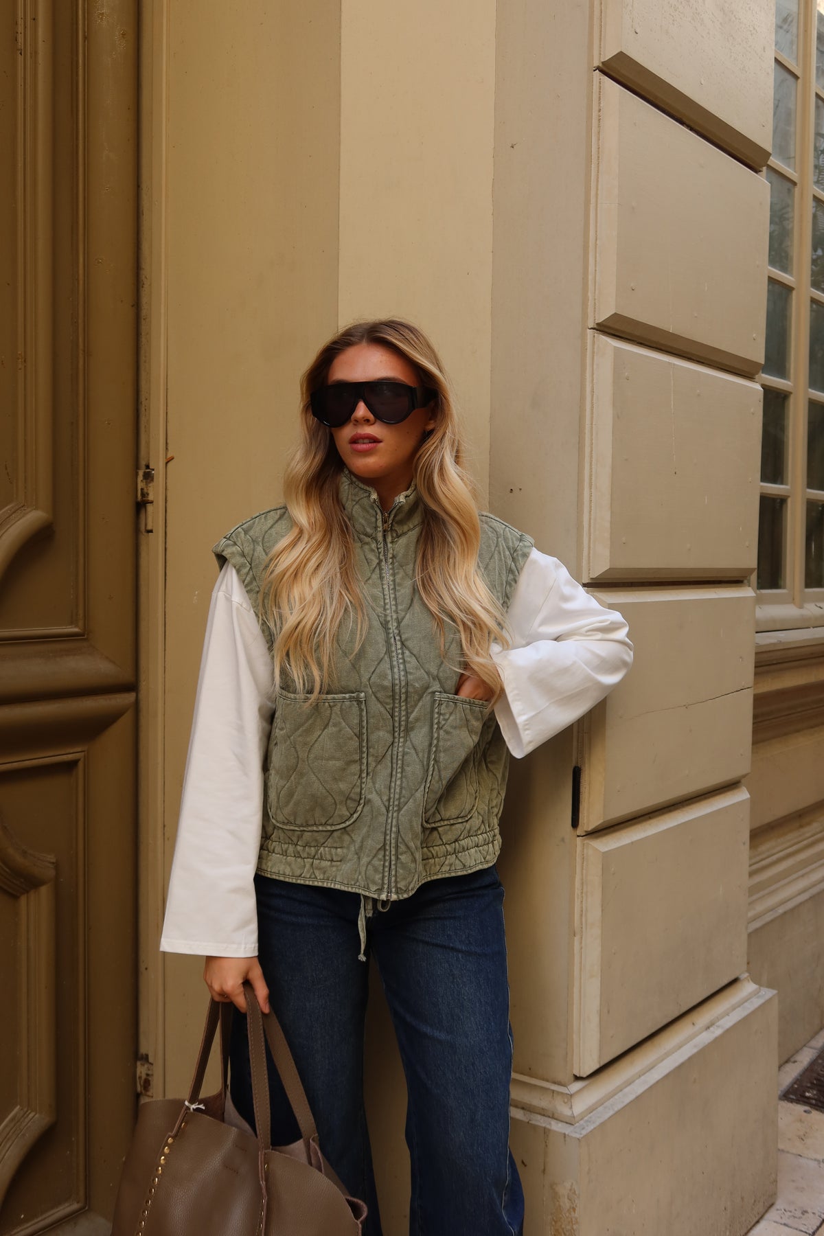 Veste matelassé sans manches Julie