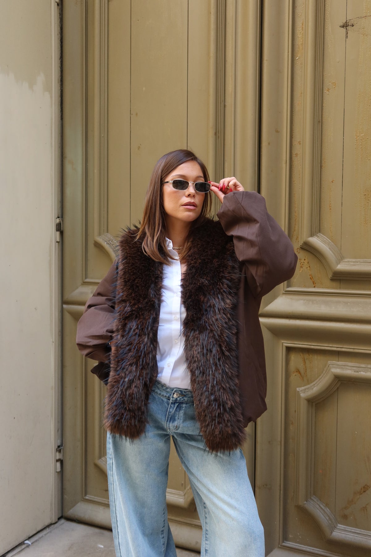 Veste Lili à fourrure
