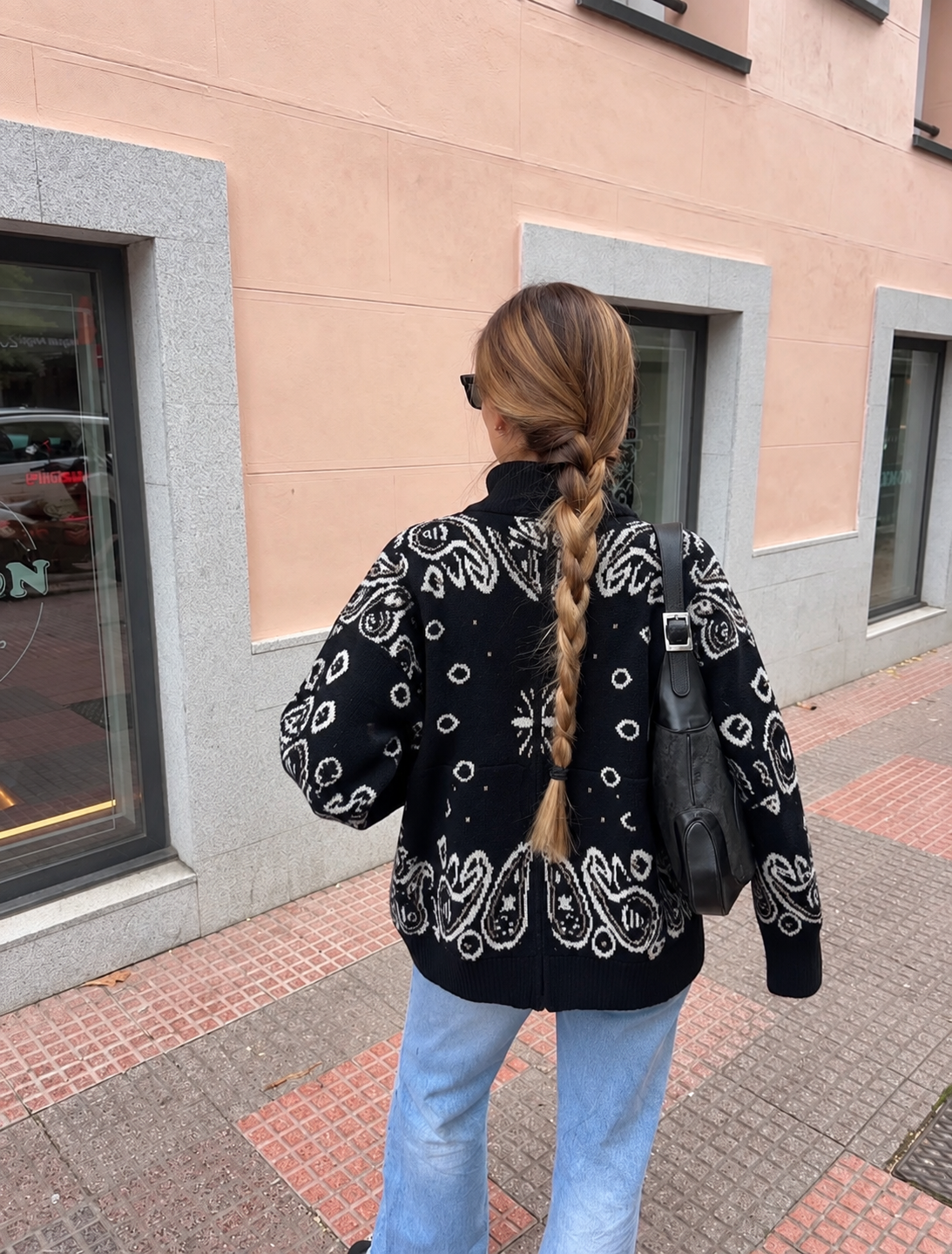 Gilet Daphné imprimé bandana bohème femme