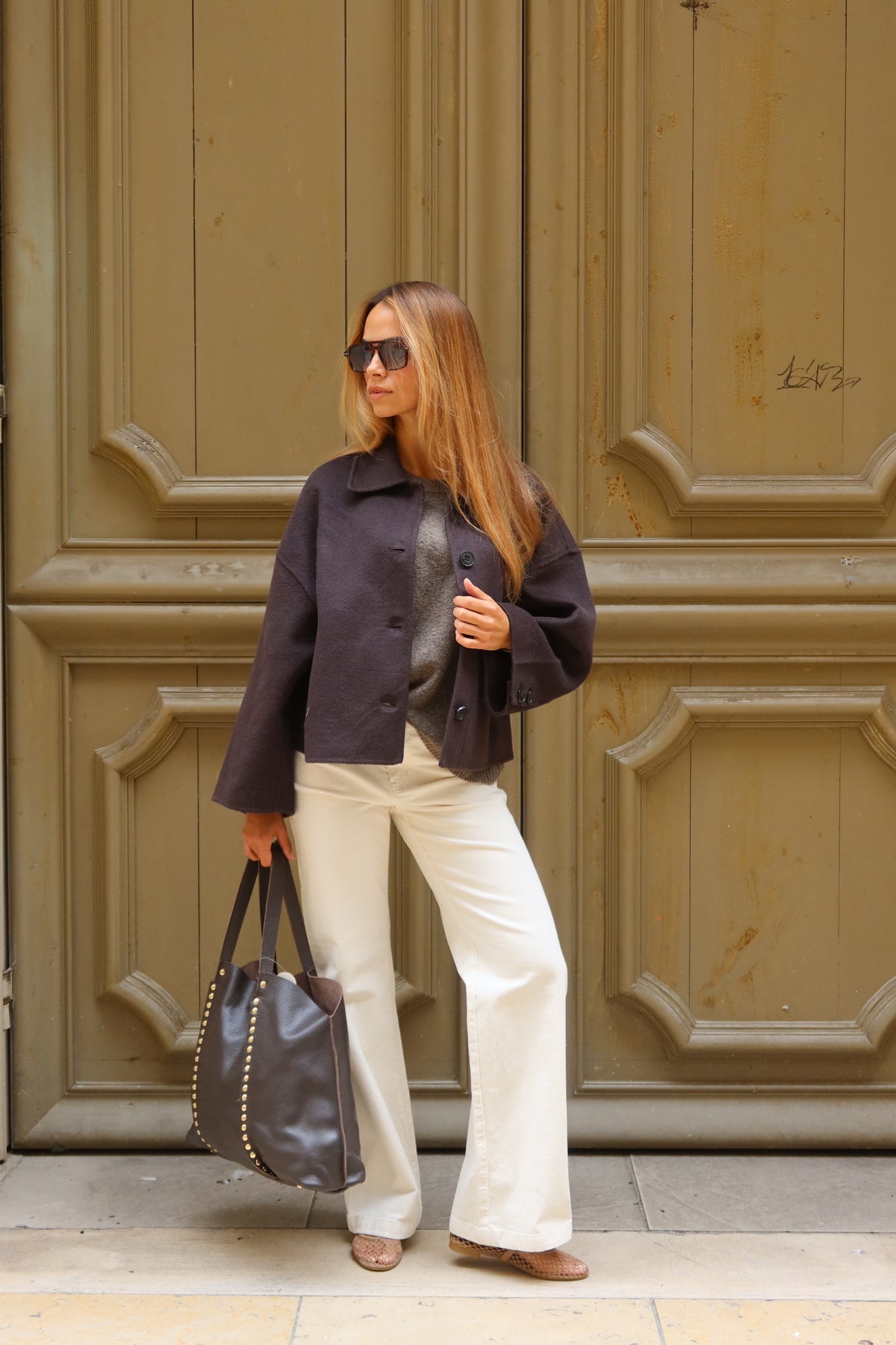 Pantalon côtelé