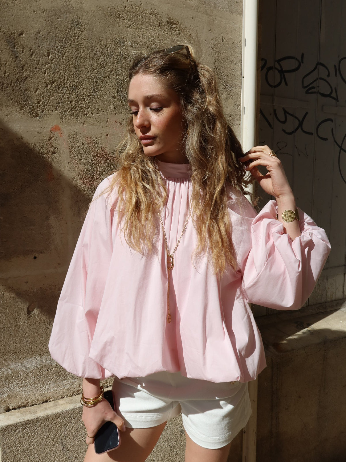 Top manches longues dos nu