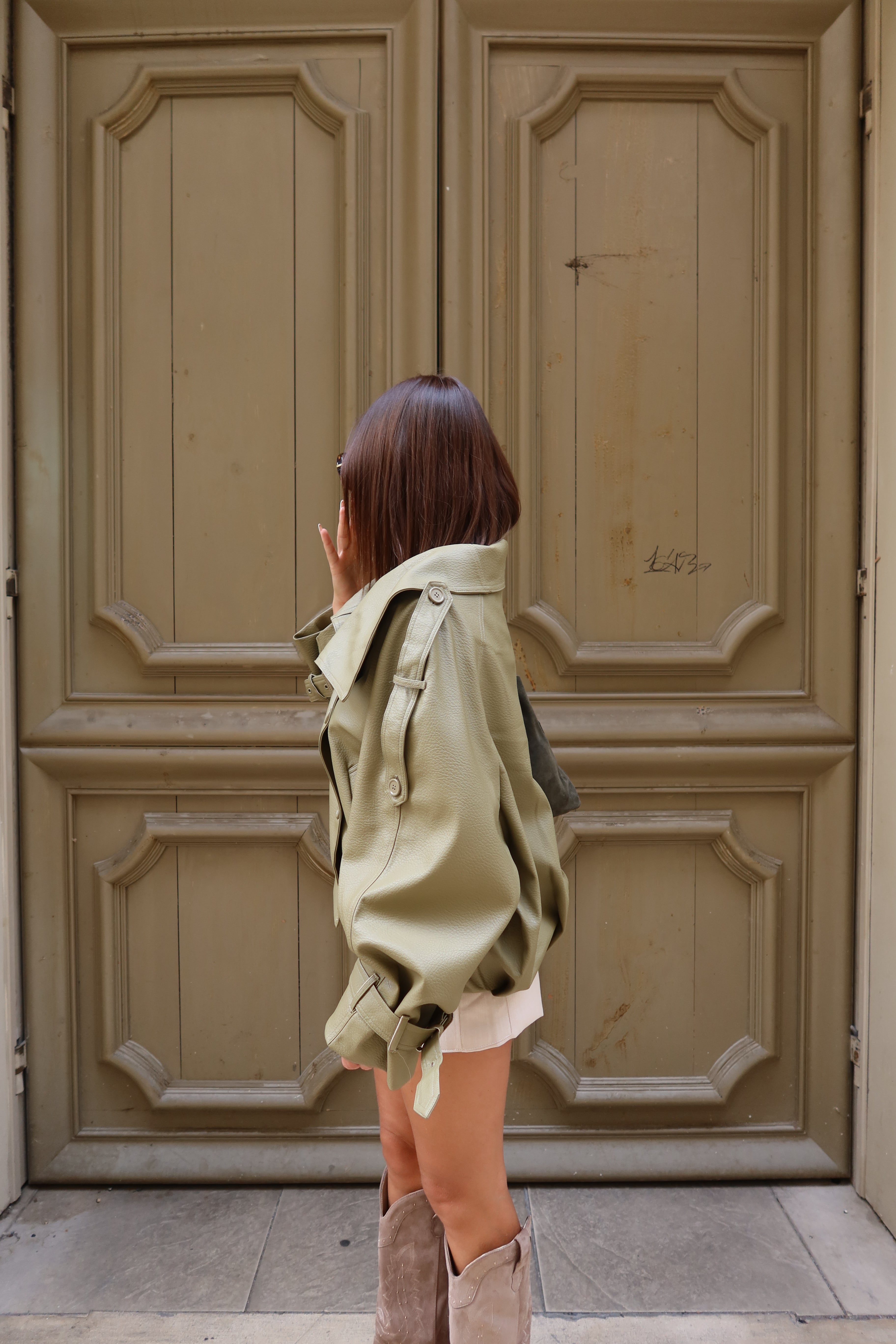 Veste en similicuir Stella - After Summer